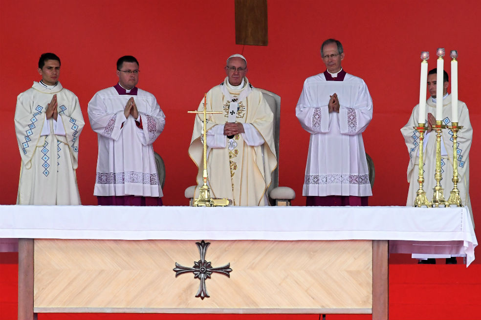 En imágenes: detalles del misa campal con el papa en Villavicencio