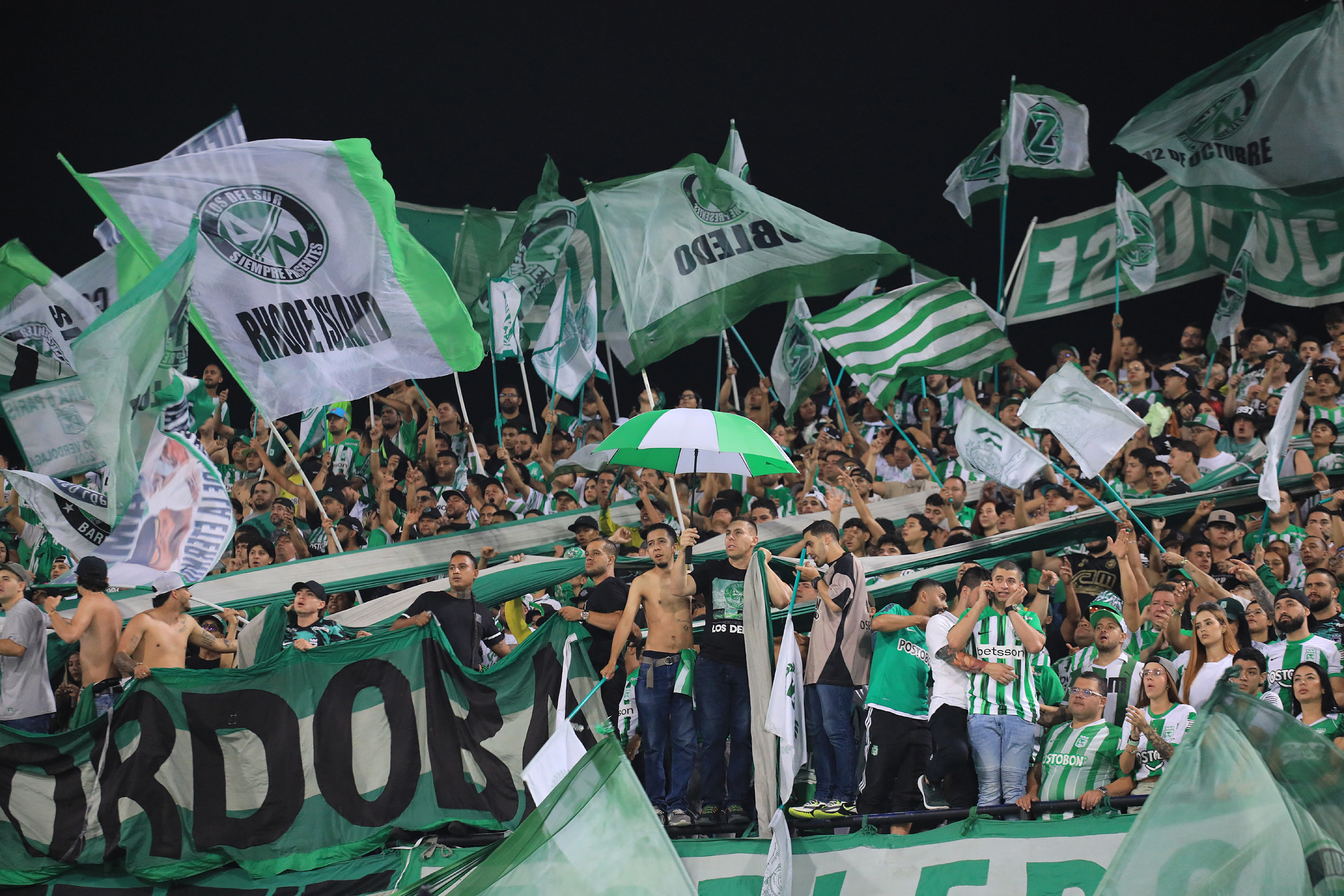 El Atanasio Girardot celebró el doblete de Atlético Nacional