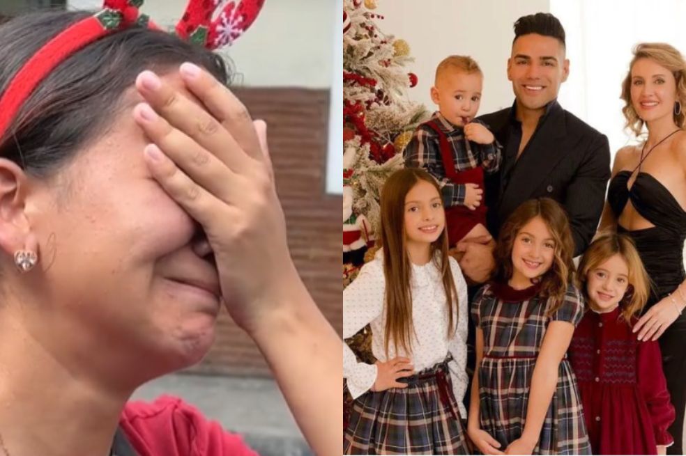 El conmovedor gesto de navidad de Falcao que se viralizó en redes sociales: video