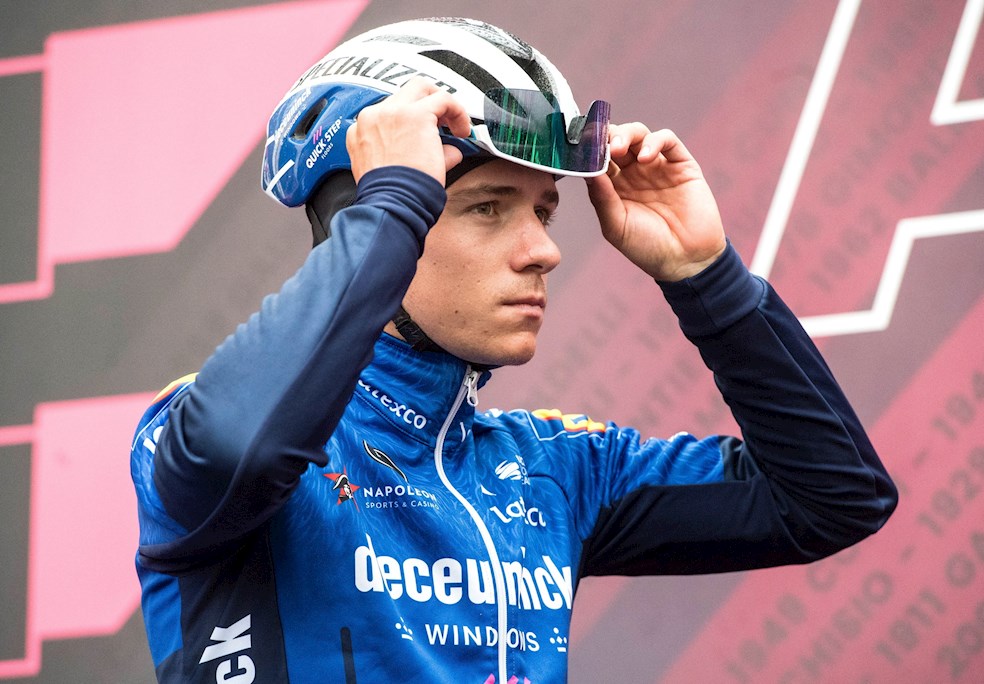 Remco Evenepoel se retira del Giro de Italia 2021