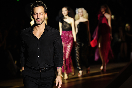 Fashion designer Marc Jacobs walks the runway at the end of the presentation for Marc Jacob during the Mercedes Benz Fashion Week Spring Summer 2011, in New York, September 13, 2010. AFP PHOTO/Emmanuel Dunand