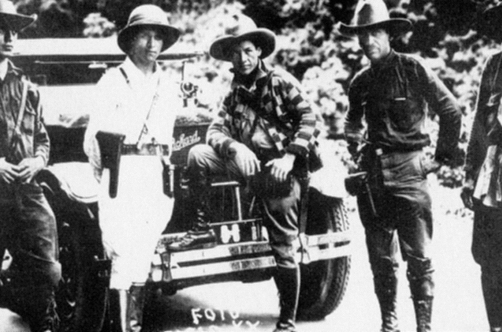 Augusto César Sandino (centro) fue el líder revolucionario nicaragüense que inspiró la fundación del Frente Sandinista de Liberación Nacional.Foto: Wikimedia Commons