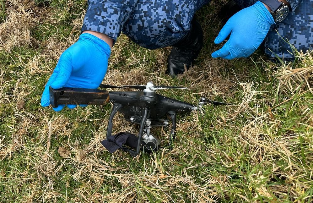 Inpec intercepta un dron en La Picota que buscaba ingresar municiones