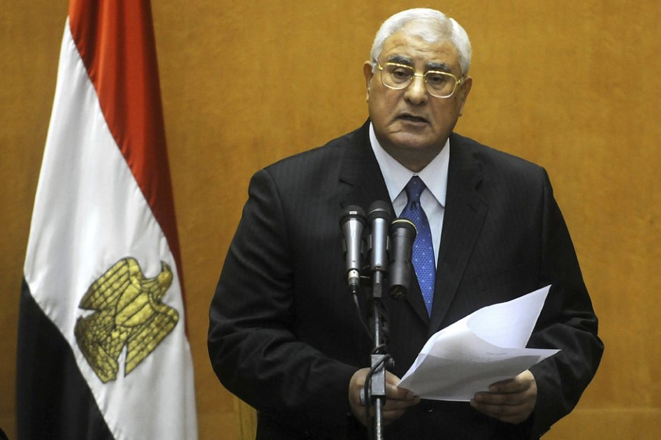 El nuevo presidente interino de Egipto, Adli Mansur./ efe