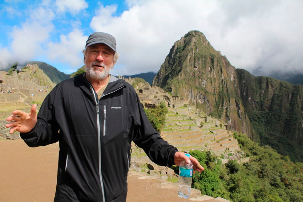 Robert de Niro visita Machu Picchu en Perú