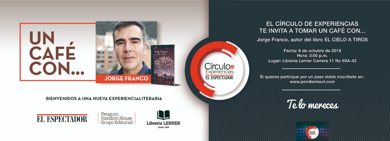 El Espectador le invita a Un Café Con Jorge Franco