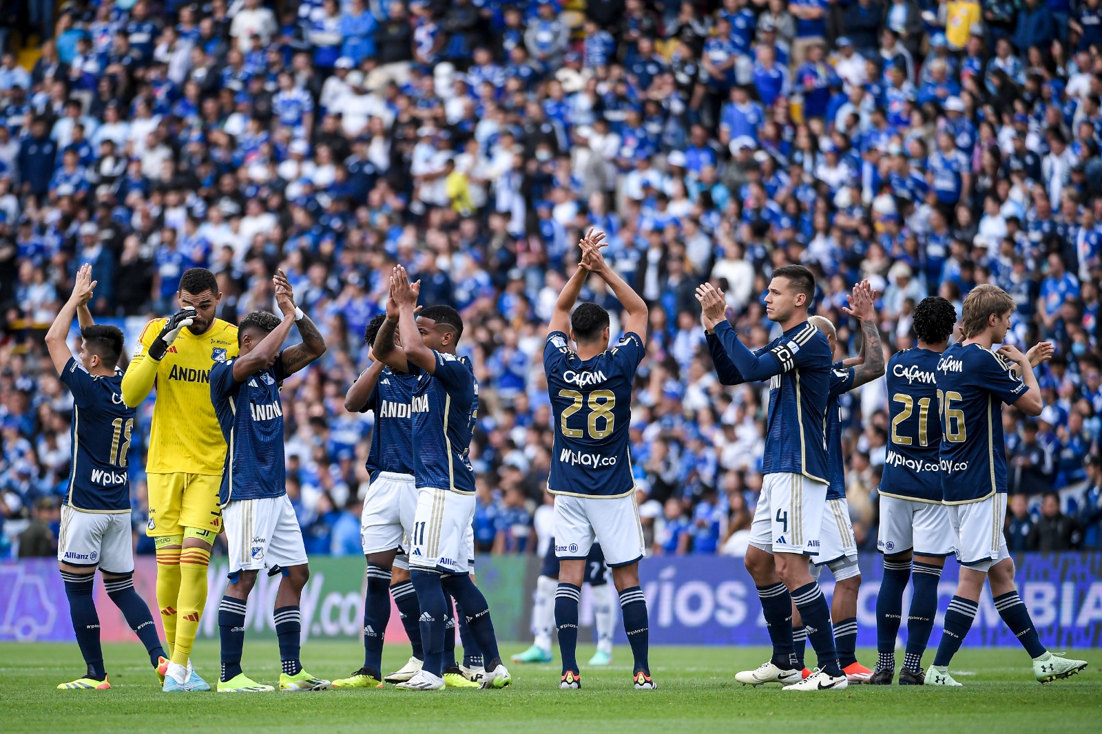 Clasificación azul: así se vivió el paso de Millonarios a los cuadrangulares