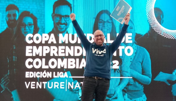 El colombiano que se va a competir en la Copa Mundial de Emprendimiento