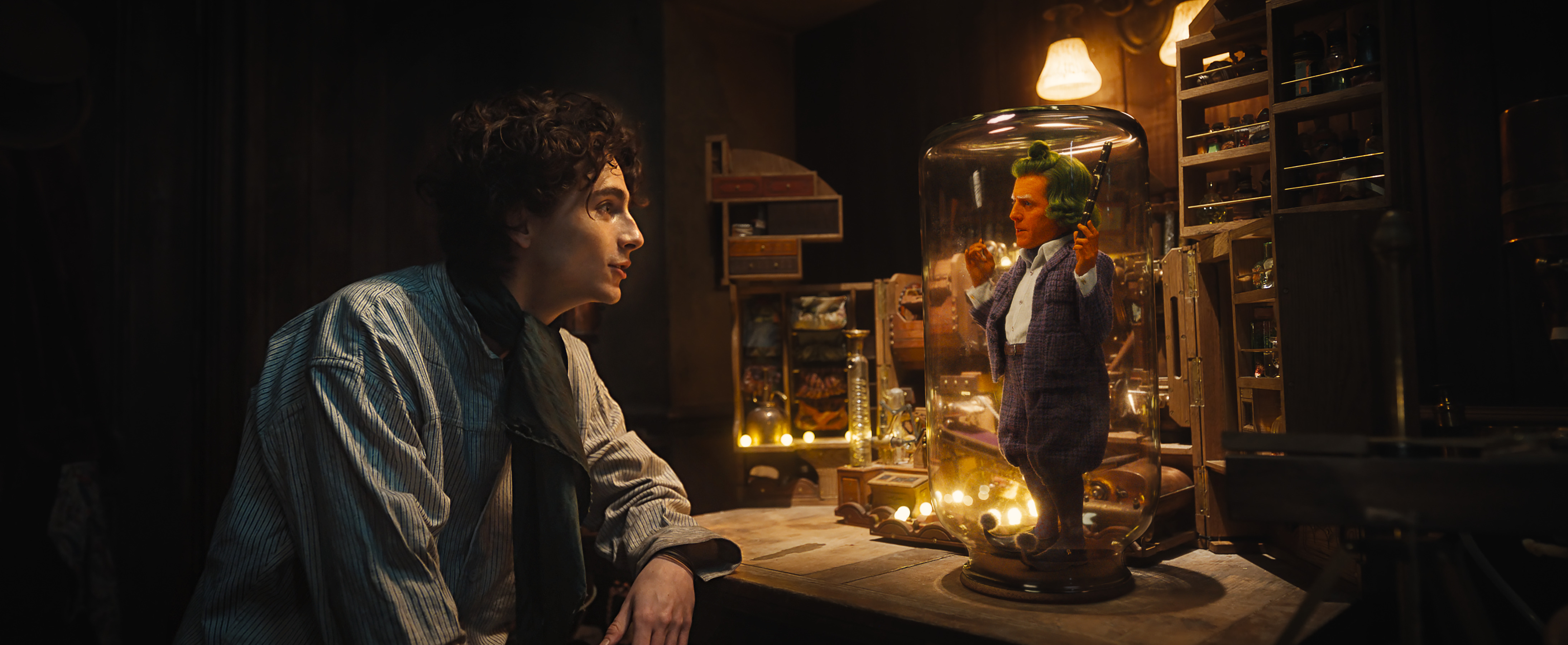 'Wonka' - Thimothée Chalamet y Hugh Grant