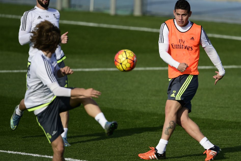James sería suplente en visita del Real Madrid al Shakhtar Donetsk