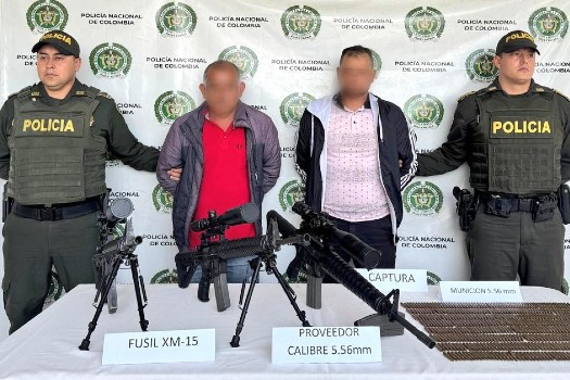 Cae en Sumapaz cargamento de fusiles de largo alcance que salía de Bogotá