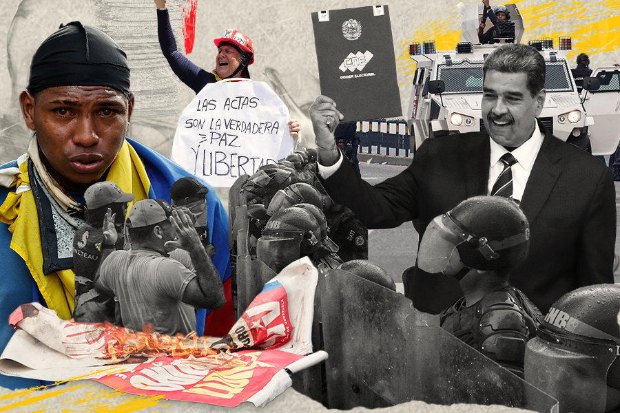 Tras la jornada electoral del domingo, las manifestaciones no paran en Venezuela.