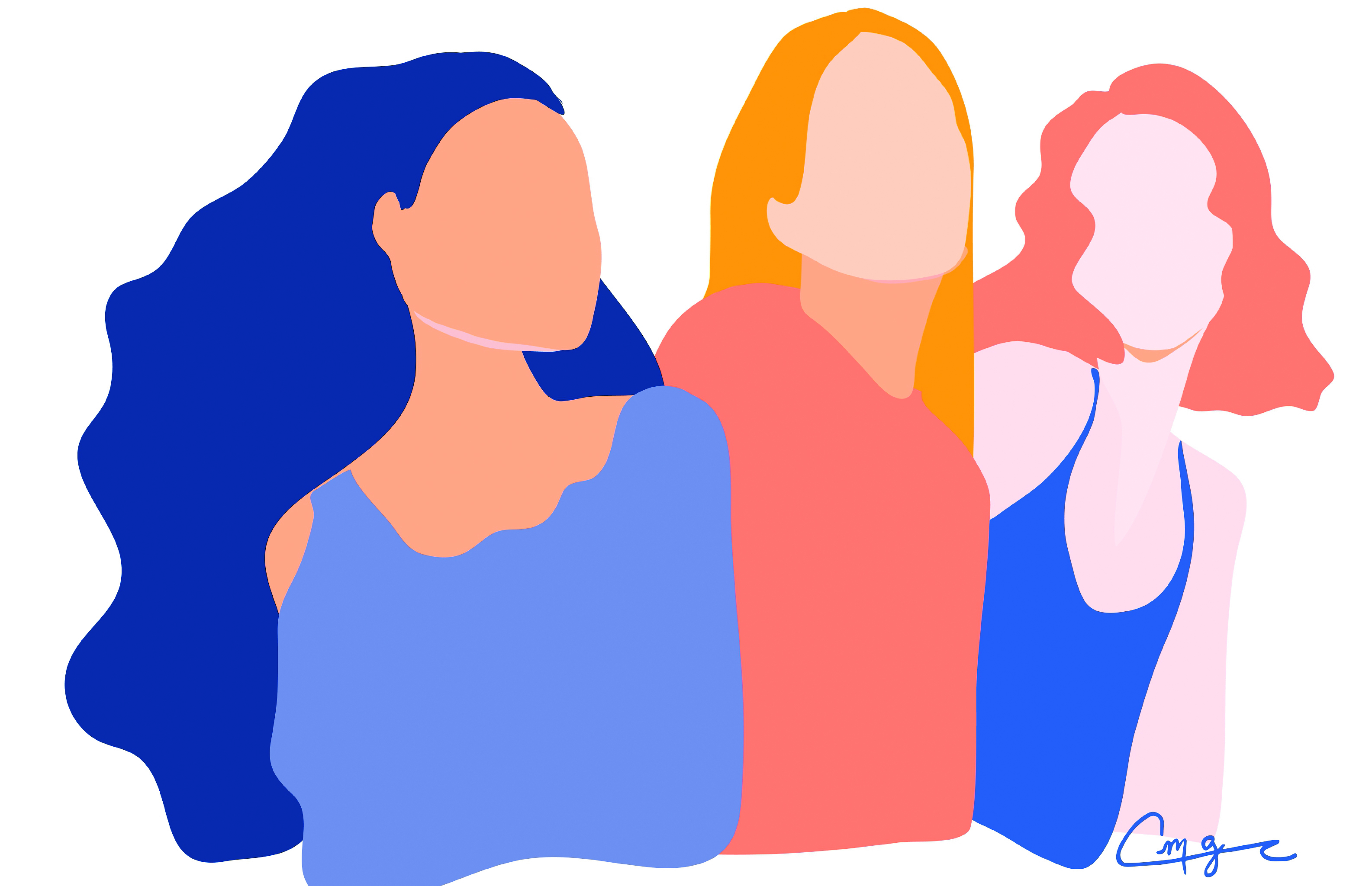 Libros y proyectos emergentes: las dos caras de tres mujeres