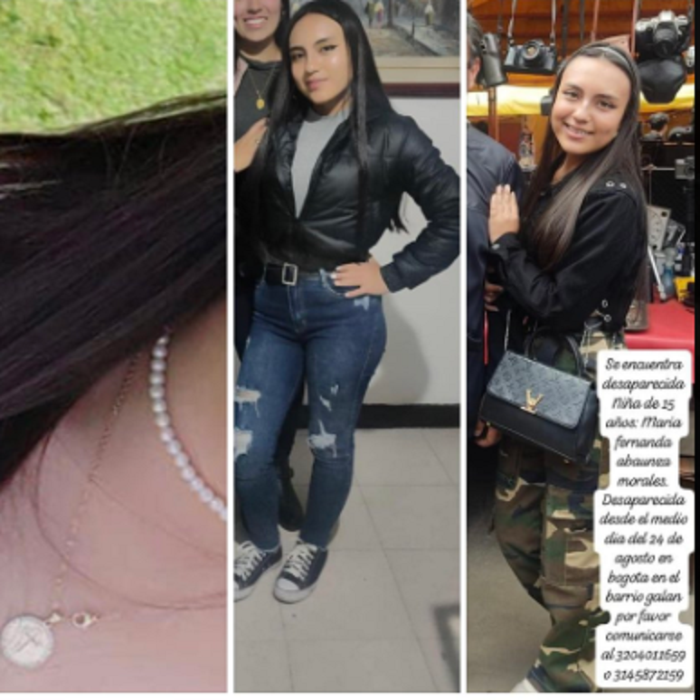Maria Fernanda Morales completa más de 72 horas desaparecida