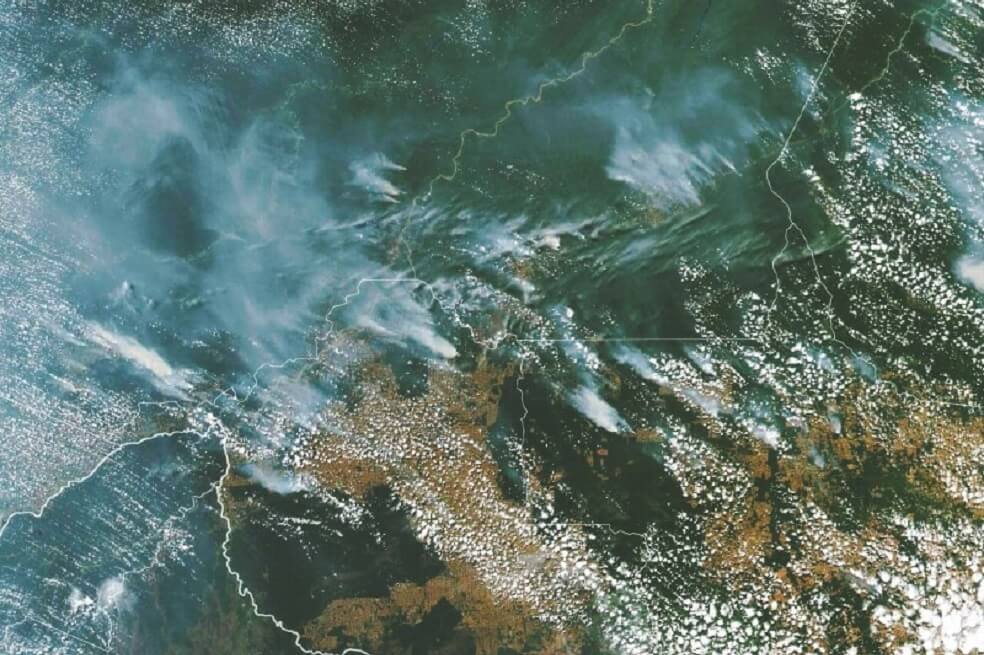 Arde la Amazonia brasileña