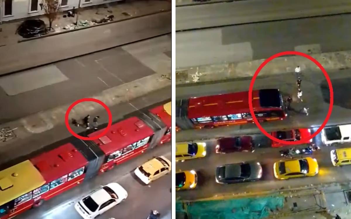 Así están robando a usuarios de Transmilenio en el centro de Bogotá
