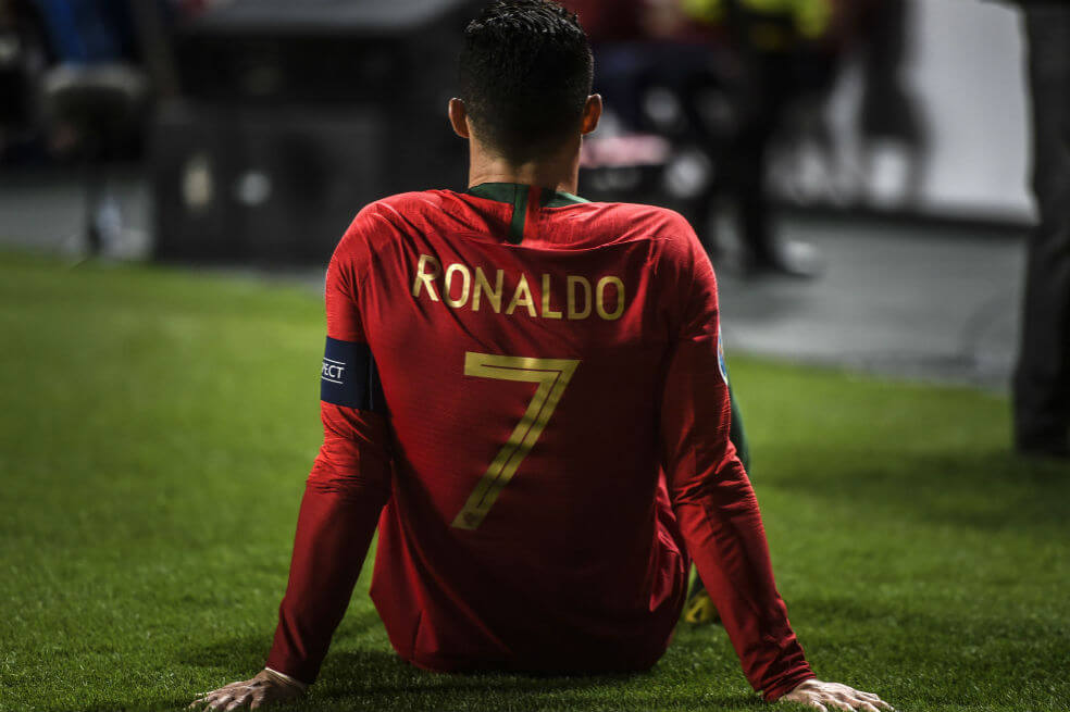 Cristiano Ronaldo salió lesionado con Portugal a dos semanas de la Champions