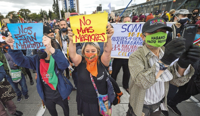 Pese al pico por COVID y orden de suspensión, el paro sigue firme