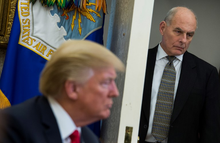 Trump anuncia la salida de John Kelly, su jefe de gabinete