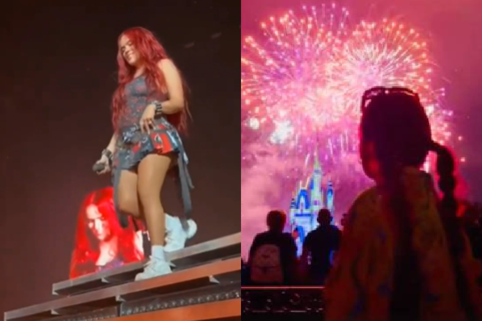 Karol G se toma Disney: La colombiana sorprendió a su equipo de trabajo en EE. UU.