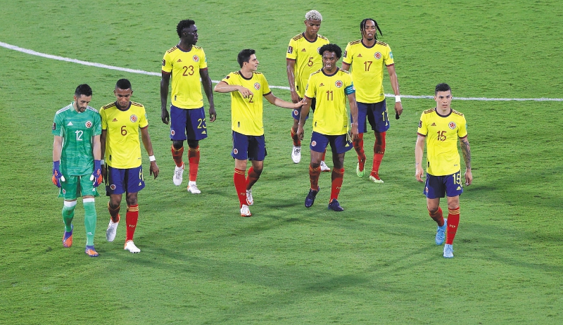 Colombia: sin fútbol ni corazón