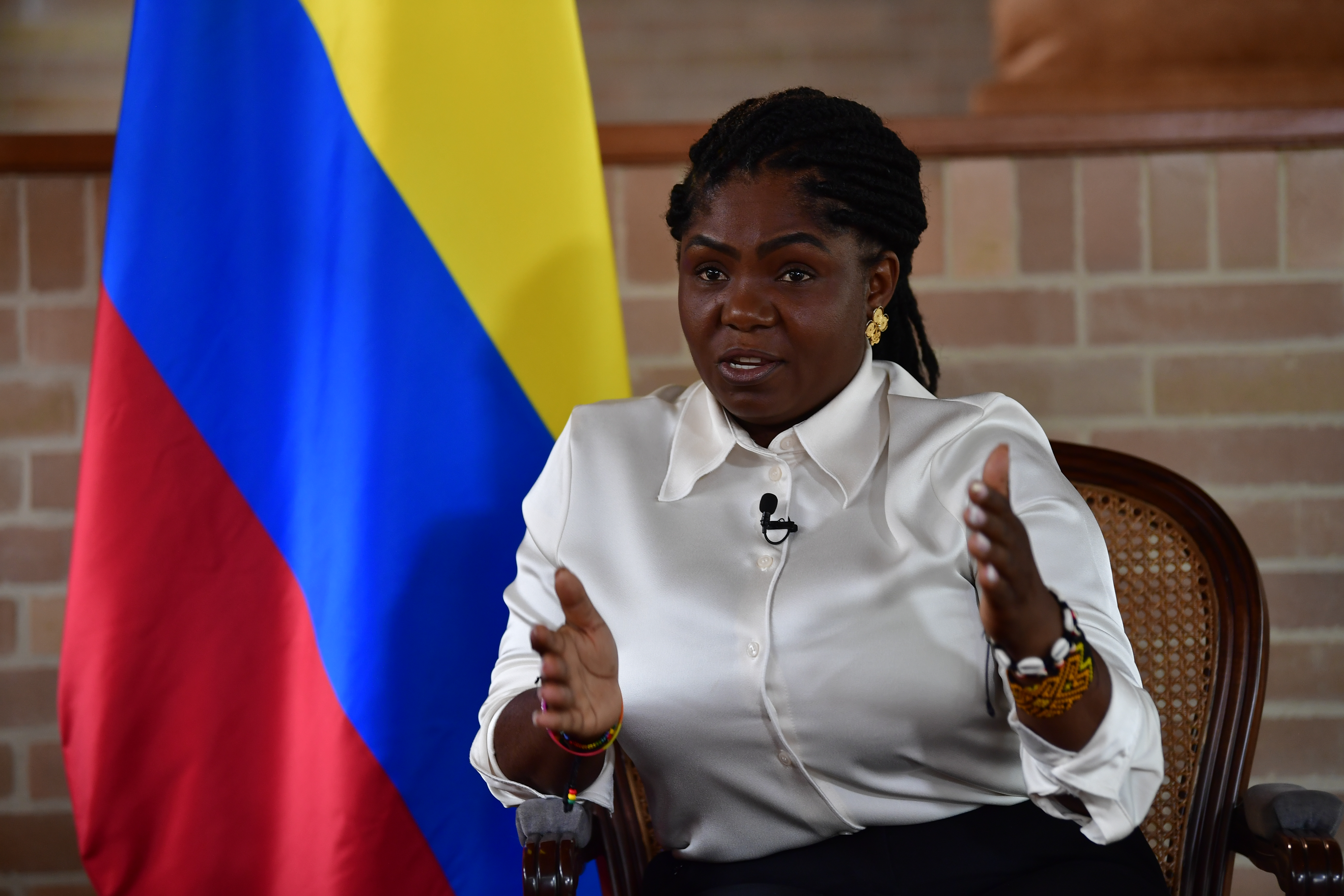 Vicepresidenta de la República durante entrevista para El Espectador