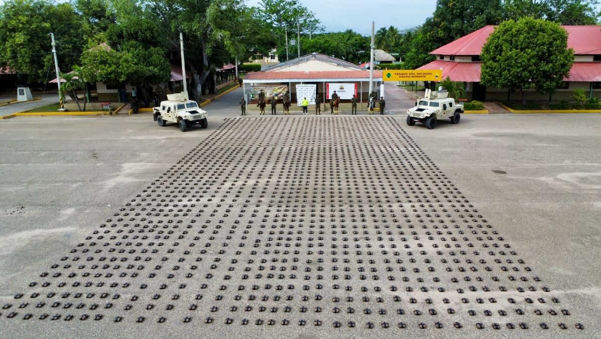 Dos toneladas de marihuana fueron incautadas en La Guajira