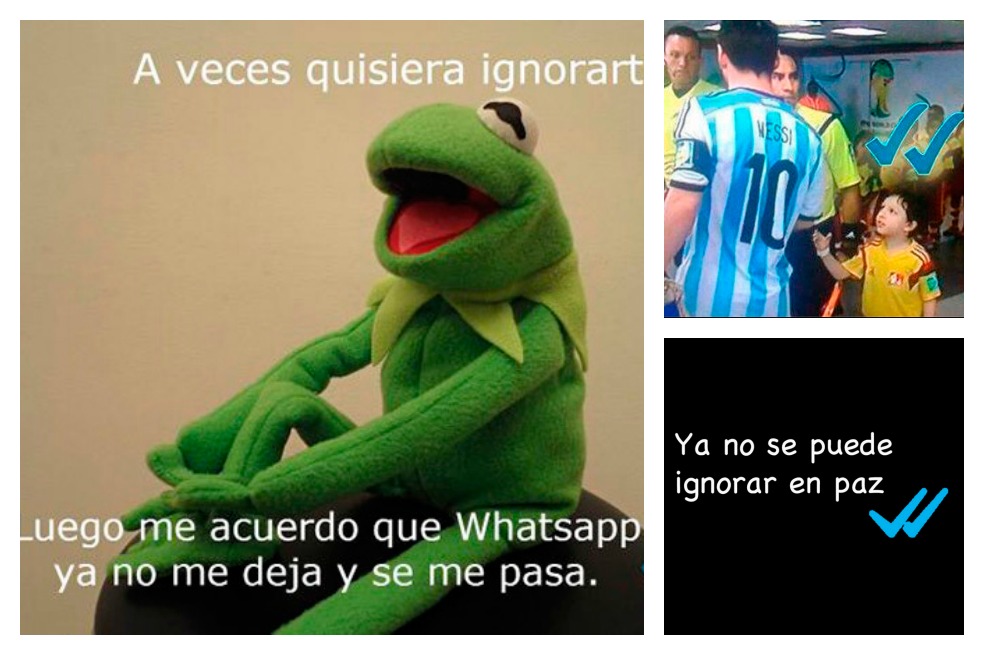 Memes inspirados en los ‘mensajes leídos’ de Whatsapp