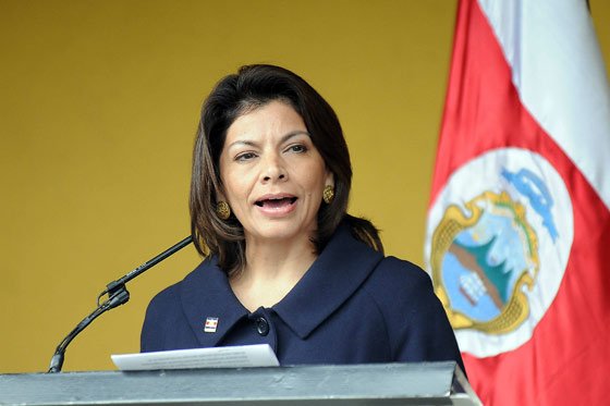 La presidenta de Costa Rica, Laura Chinchilla./ AFP