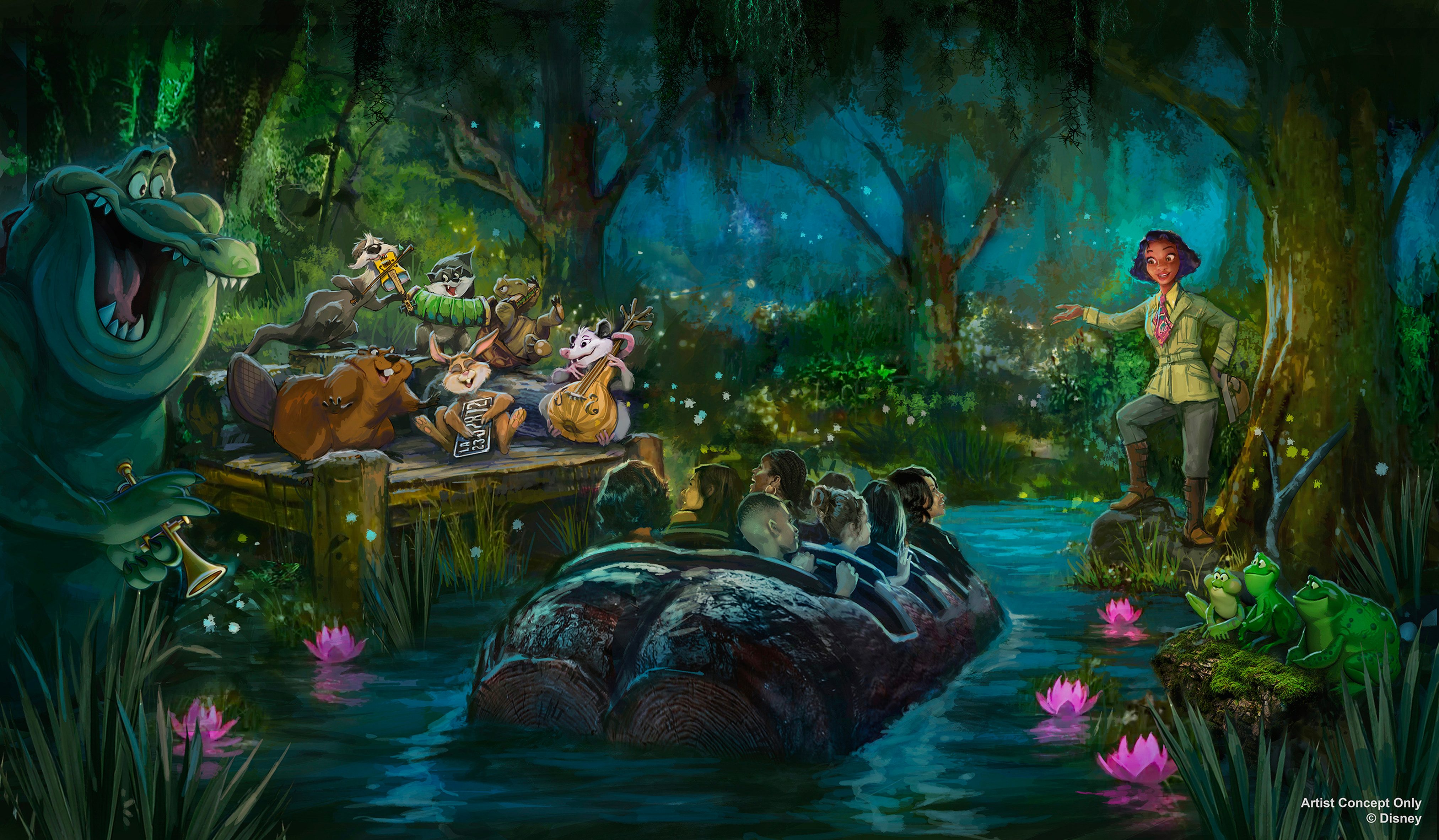 Tiana’s Bayou Adventure.