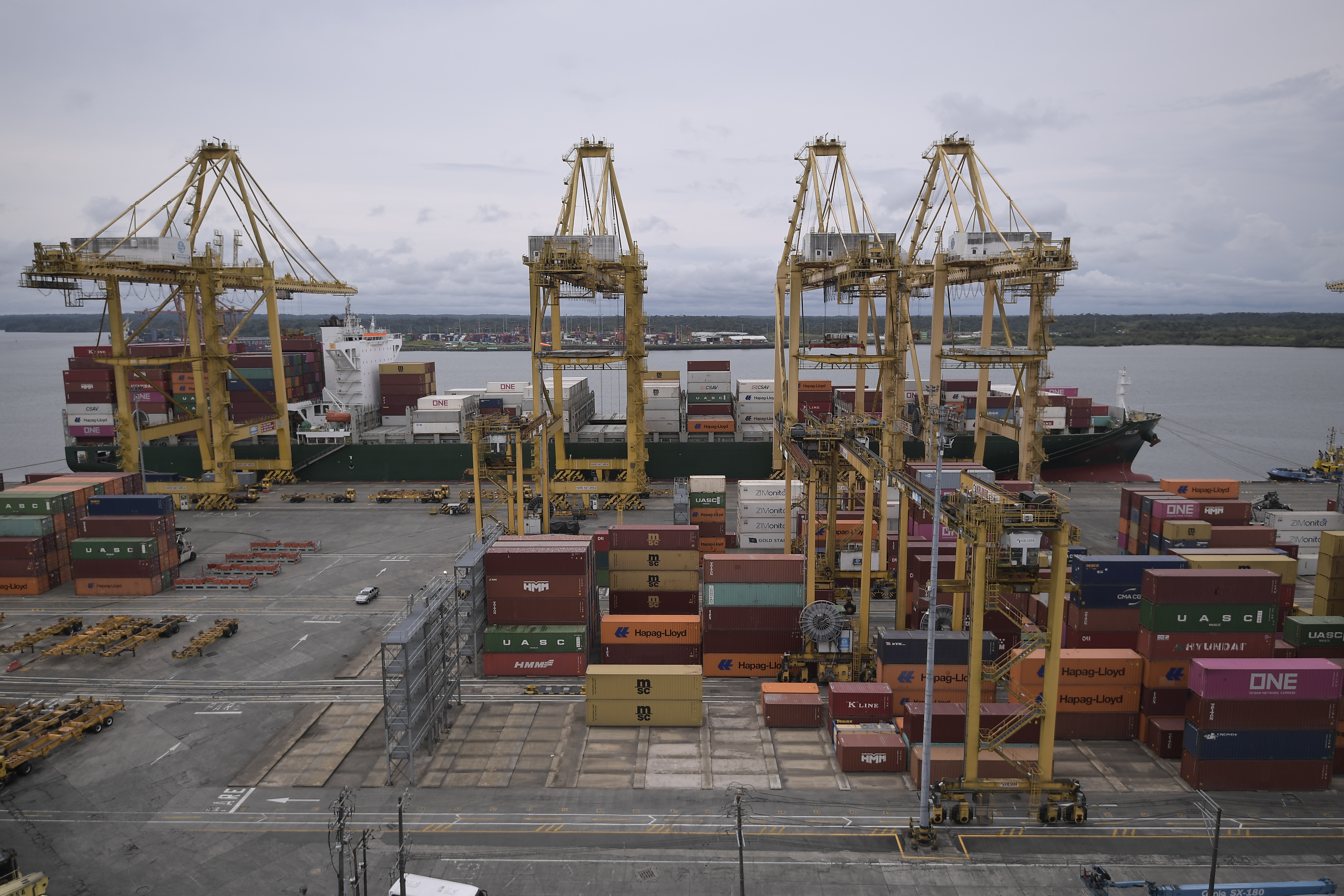 Puerto de Buenaventura, uno de los más importantes de Colombia.