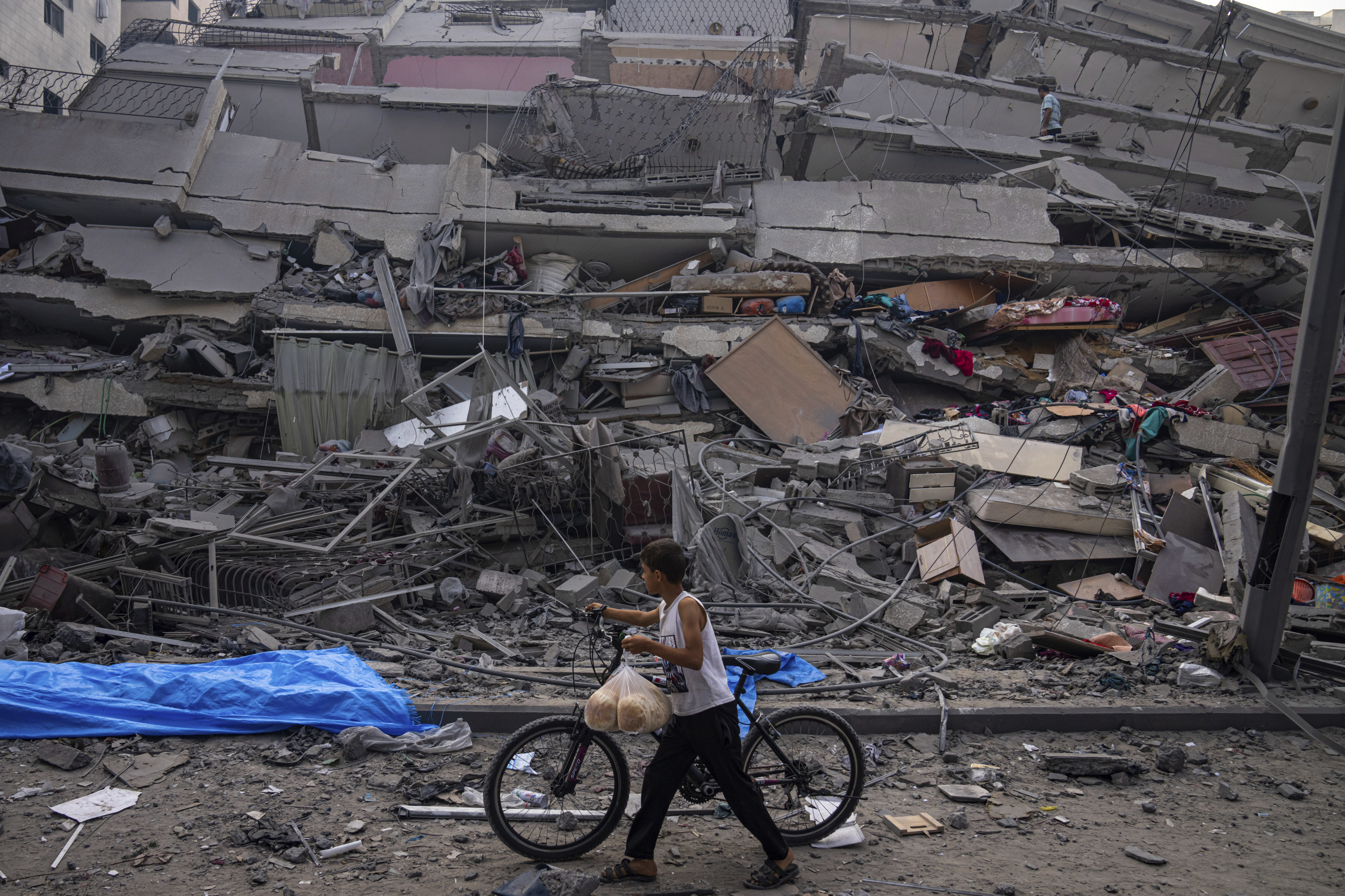En fotos: el día después de los ataques entre Palestina e Israel