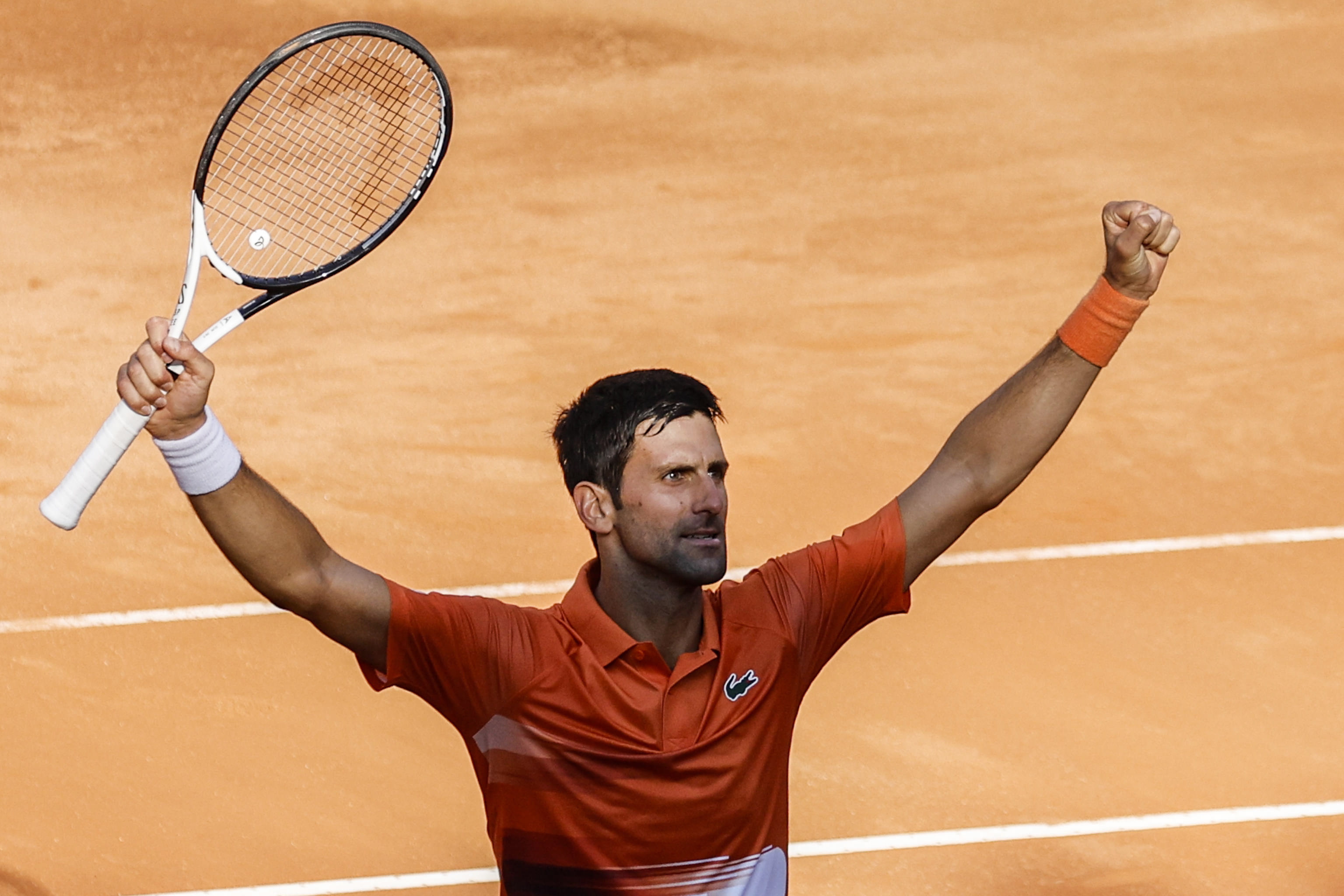 Novak Djokovic volvió a celebrar y se quedó con el título del Abierto de Roma