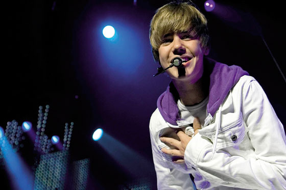 La chocante fama de Justin Bieber