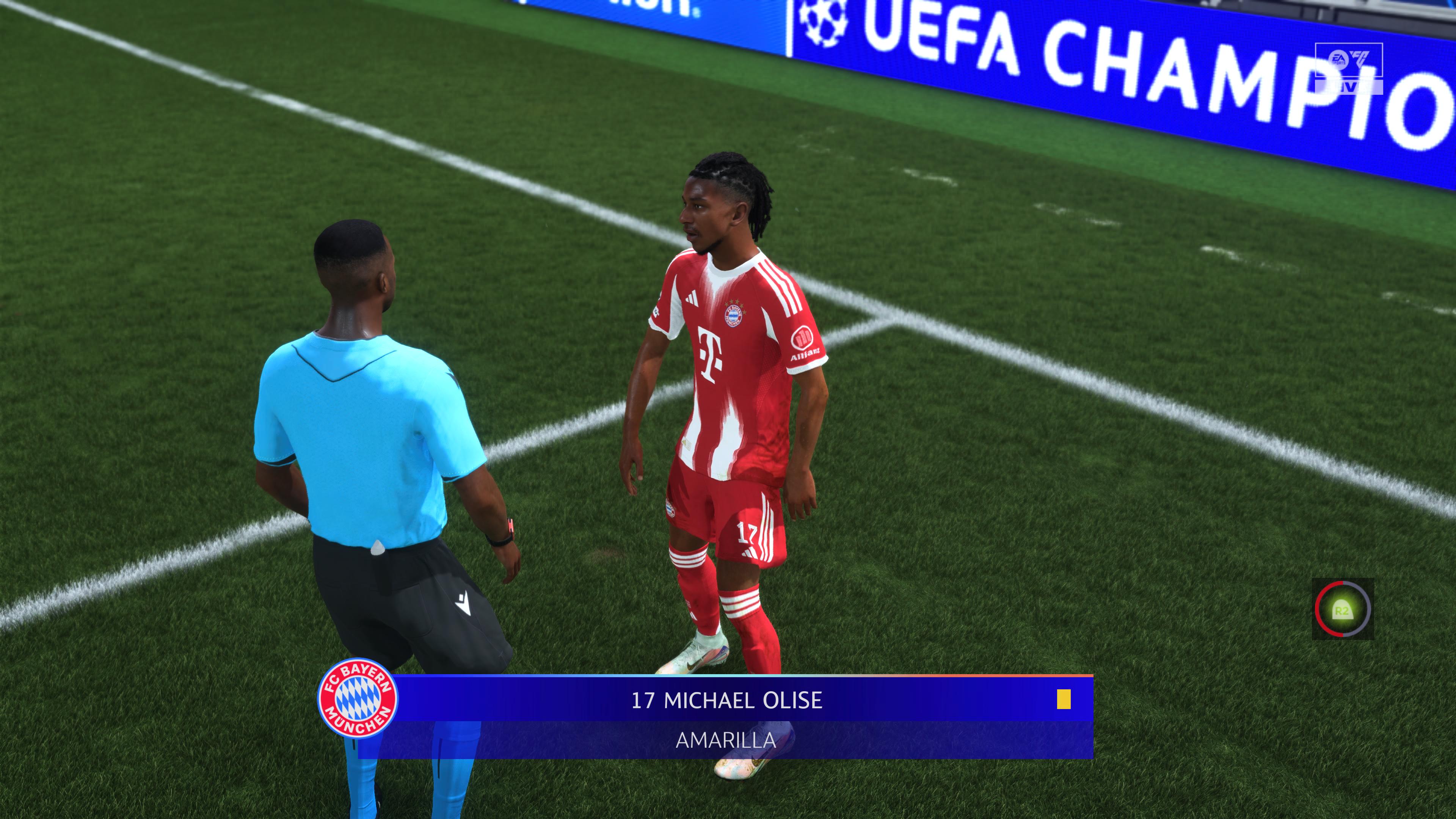 Michael Olise, futbolista francés y compañero de Luis Díaz en el Bayern Múnich, en el EA Sports FC 26.