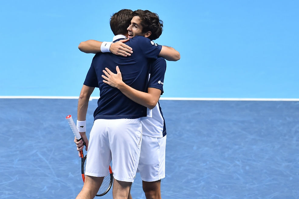 Herbert y Mahut, rivales de Cabal y Farah en las semifinales del Torneo de Maestros