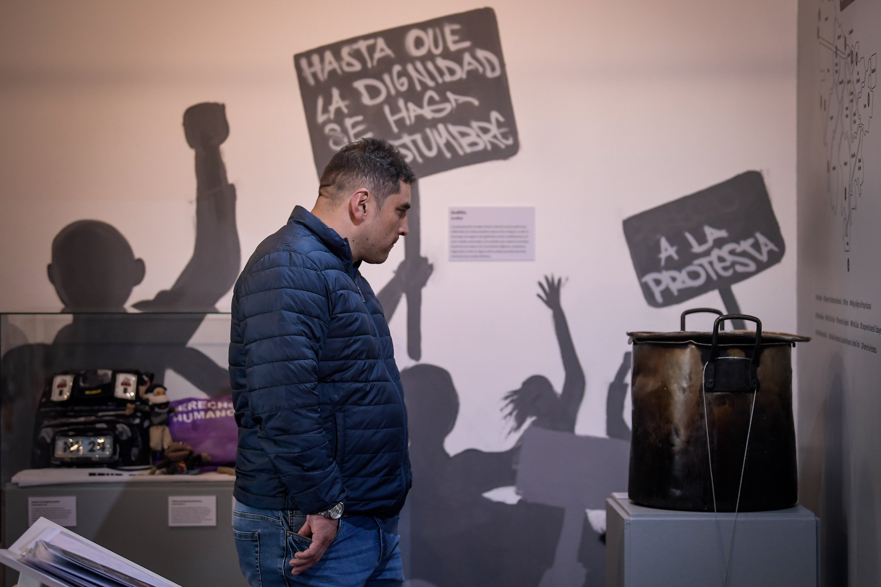 Las ollas comunitarias fueron el elemento para alimentar a muchas personas que llegaban a las manifestaciones sin haber comido.