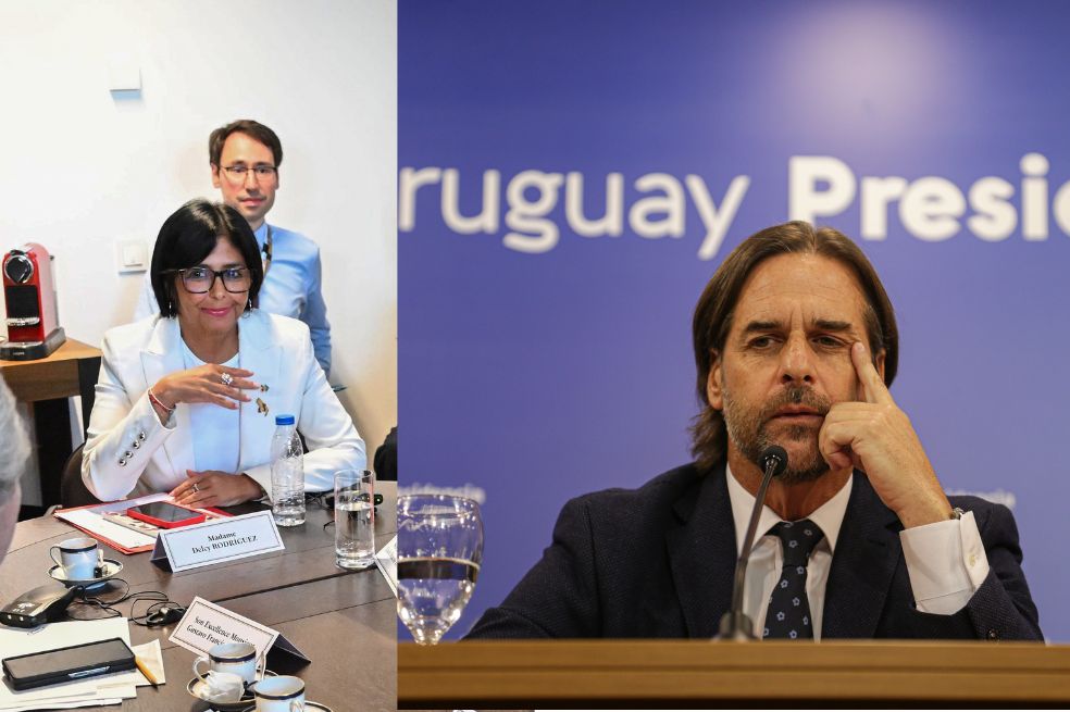 Lacalle vs. gobierno de Venezuela: vicepresidenta le responde al presidente uruguayo