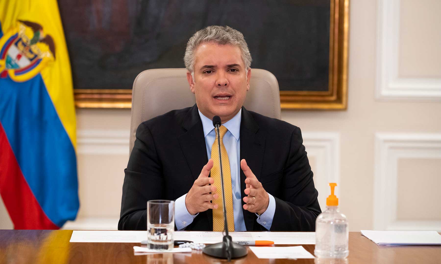Duque insta a trabajar contra coronavirus sin “pugnacidades con intereses políticos”