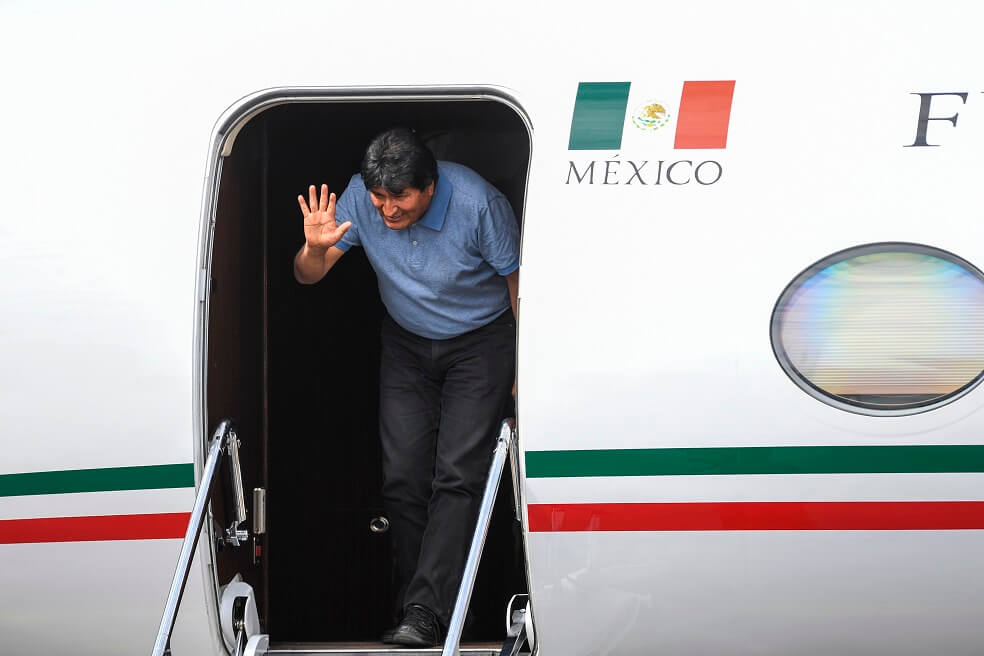 «México me salvó la vida»: Evo Morales al aterrizar en México