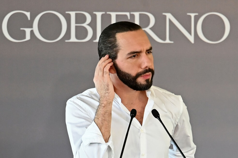Nayib Bukele, presidente de El Salvador. / AFP