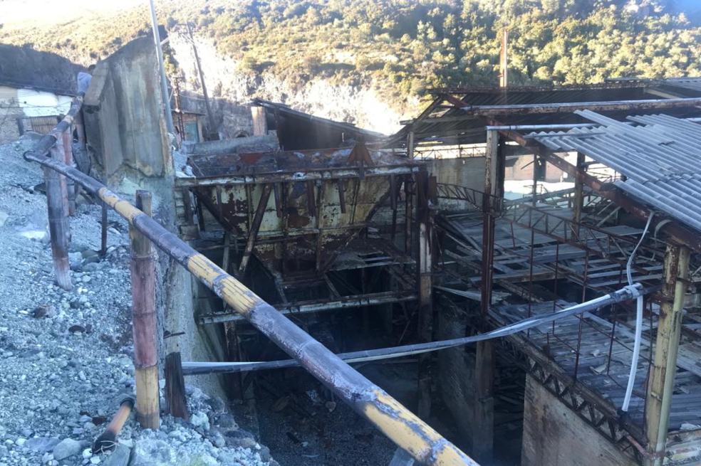 Así se ven las instalaciones abandonadas de la Sociedad Industrias Puracé, en la mina El Vinagre de ese municipio caucano en la que se extraía azufre.