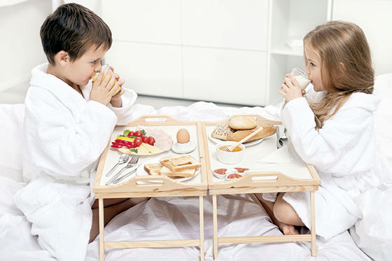 Cómo darle un desayuno saludable a sus hijos