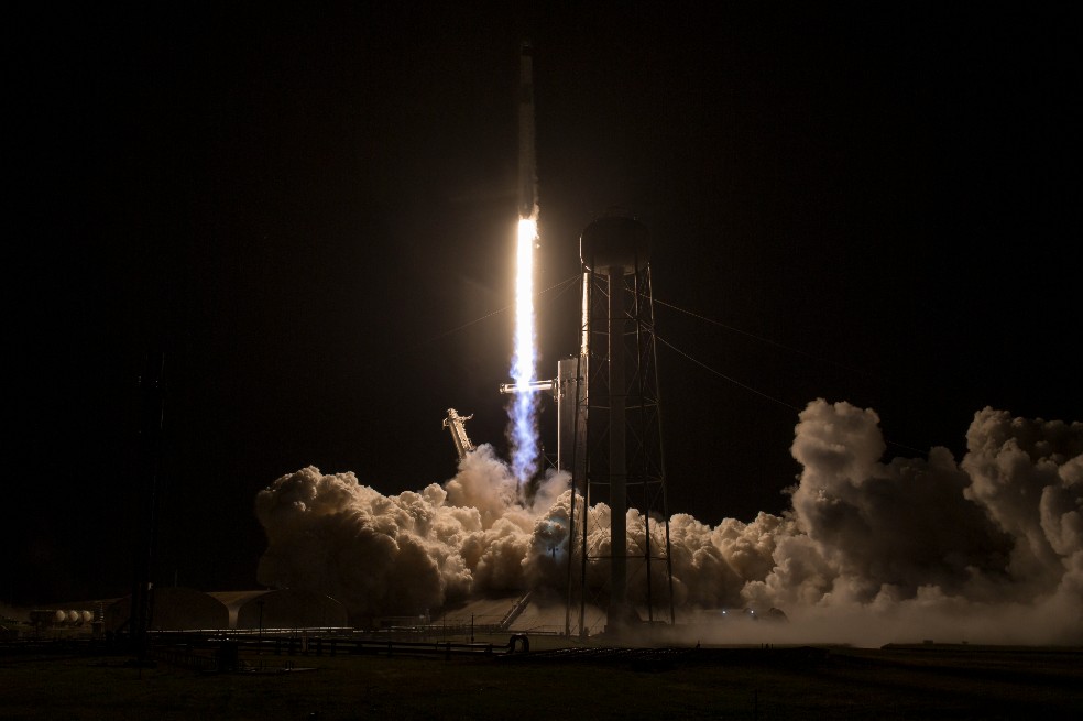 Despega tercera misión comercial tripulada hacia Estación Espacial Internacional