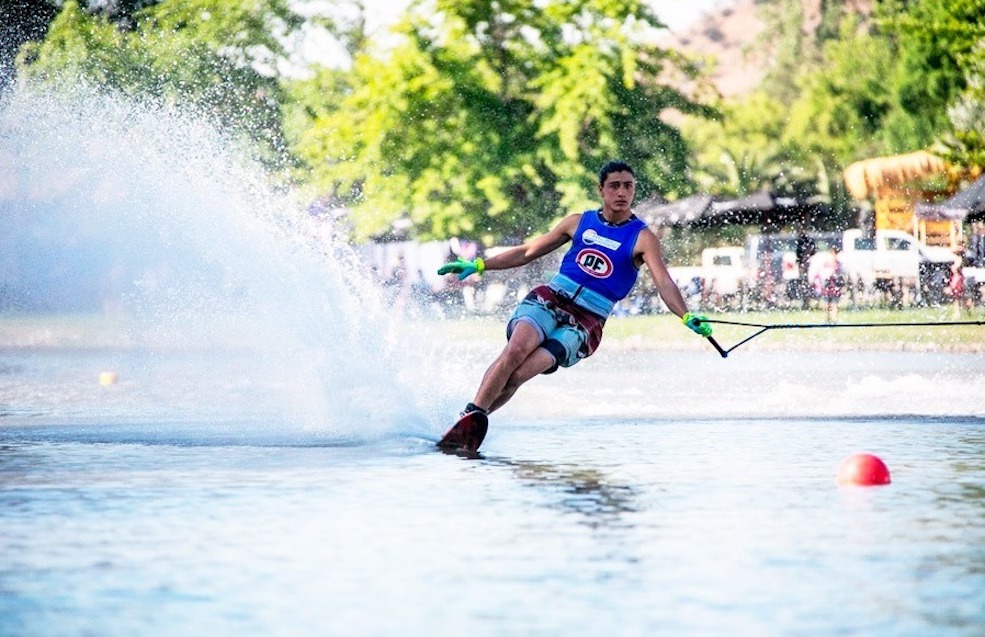 Federico Jaramillo, campeón de slalom en el Mundial de esquí