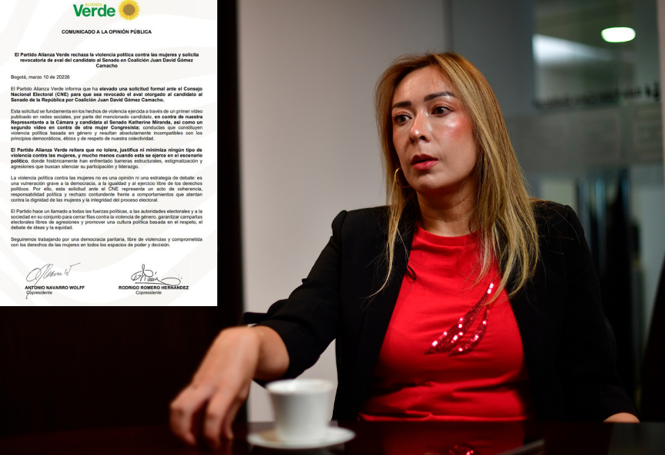 Verdes piden anular inscripción de influencer en sus listas que chocó con Katherine Miranda