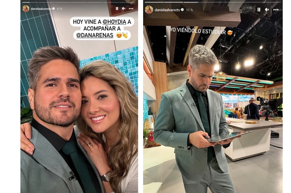 Días antes de San Valentín, la presentadora Daniela Álvarez hizo una larga travesía para sorprender a su novio Daniel Arenas.