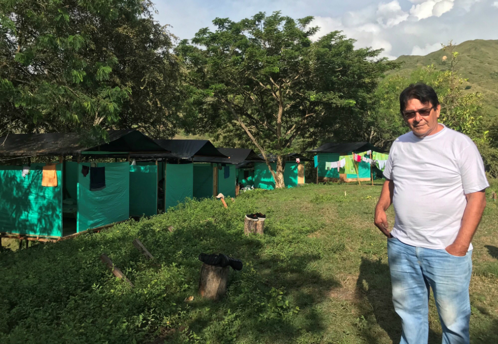 Leovigildo Moreno Zambrano, representante de Ecomún en la zona de reincorporación de la Farc en El Estrecho (Cauca). 