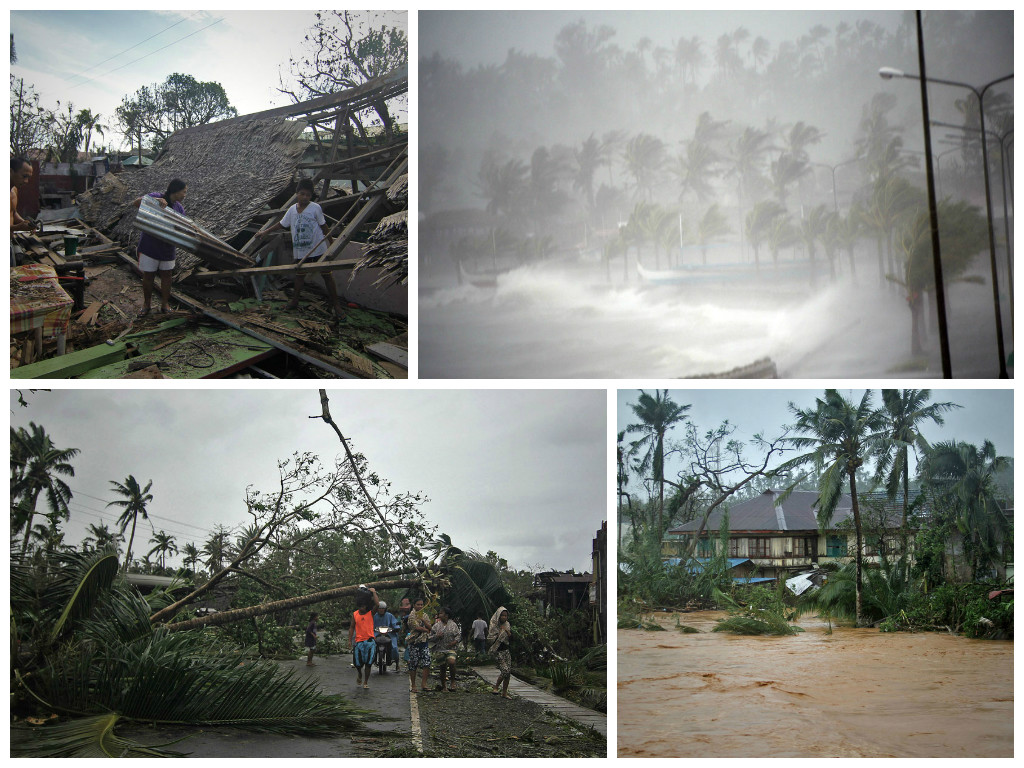 Galería: 23 personas mueren por paso del tifón Hagupit en Filipinas