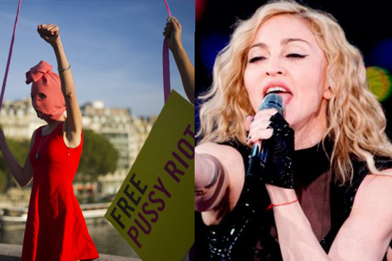 Madonna anuncia concierto en Nueva York junto a las Pussy Riot